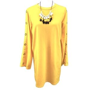 ASOS Snap Long Sleeves Knit Shift Dress